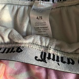 Juicy couture sleeping shorts!